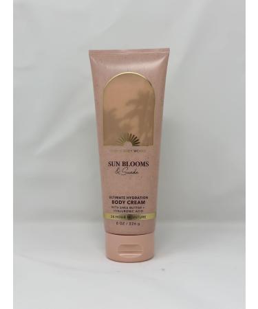 Sun Blooms & Suede Ultimate Hydration with Shea Butter + Hyaluronic Acid Body Cream 8 Oz/ 226 g