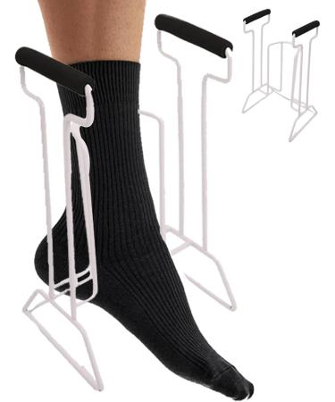 Compression Stocking Aid - Easy Grip Help Putting On Socks Device | Stable Sock Aid | Anti-Rust Sock Helper Large Size Sock Tool To Put Socks On For Old Pregnant Women Limit - Buy Online on GoSupps.com
