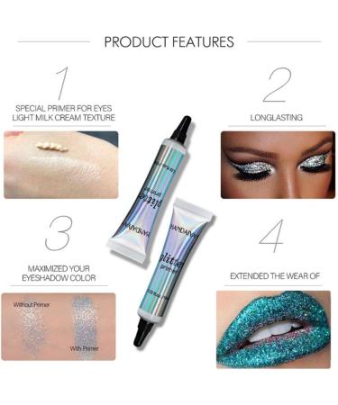 Allbesta Pearl White Eyeshadow Bases for Eyes Eye Cream Base Eyelid Makeup Long Lasting - Buy Online on GoSupps.com