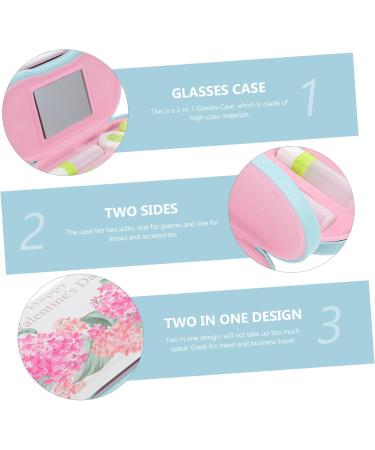 Buy Gatuida Double-Layer Glasses Case | Travel Accessories for Families | Mini Lens Contact Lens Container & Solution | Perfect for Outdoor & Household Use - Buy Online on GoSupps.com