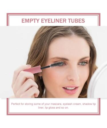 Beavorty 5pcs Mascara Tube Pink Containers Refillable Eyeliner Tube Premium Tubes Eyelash Liquid Bottle 10X1.5X1.5CM Pink - Buy Online on GoSupps.com