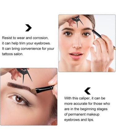 Mikinona Brow Mapping Ruler Eyebrow Positioning Ruler Miniature Tools Eyebrow Balance Ruler Eyebrow Shaper Advanced Eyebrow Card - Buy Online on GoSupps.com