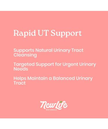 NewLife Naturals UT Revive with D Mannose Powder UTI Support for Urgency Natural Urinary Tract Health for Women - with Cranberry Blueberry & Botanicals Short Term Potent Formula - 10 Servings - Buy Online on GoSupps.com