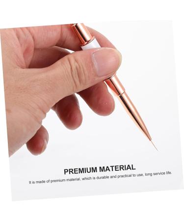 Housoutil Pull Line Nail Art Pen Nail Art Pens Acrylic Nail Brush Nail Art Liner Brush Manicure Tool Nail Art Painting Nail Tech Accessories Point Marking Pen White Metal Painted Paint Pen - Buy Online on GoSupps.com