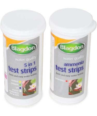 Blagdon Quick & Easy Pond Water Quality Test Kit - Ammonia, Nitrite, Nitrate, pH, GH & CH - Buy Online on GoSupps.com