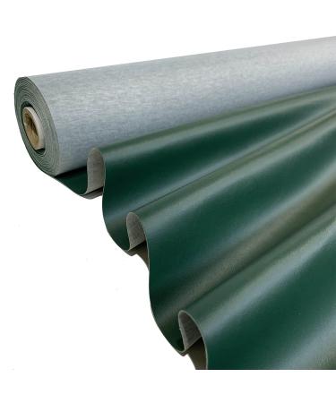 Miami Faux Leather Car Upholstery Vinyl Fabric FR 54" (Forest Green - Sample 10cm x 10cm)
