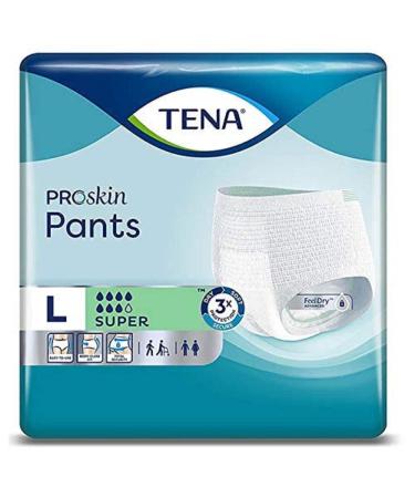 TENA PANTS SUPER LRG 12'S Large Single