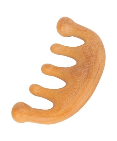 Natural Wood Wide Tooth Hair Comb | Scalp Massage & Multifunctional Portable Comb for Head Neck & Shoulders - Ship Internationally - Buy Online on GoSupps.com