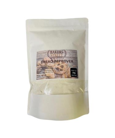 Bakers Street | General Purpose Bread Improver 1kg | Dough Conditioner Enhancer | ough conditioner improving agent | For Bread and Cake Making - Buy Online on GoSupps.com