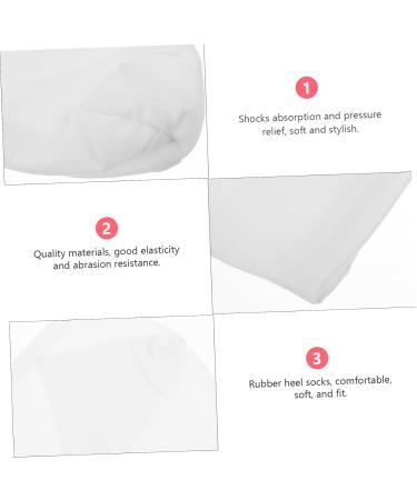 Ipetboom 4pairs Moisturizing Socks Cotton Spandex Care Socks Foot Spa Cotton Moisture Enhancing Socks Moisturizing Gel Socks Moisturizing Gel Heel Socks Spa Gloves Silicone Socks Whitening - Buy Online on GoSupps.com