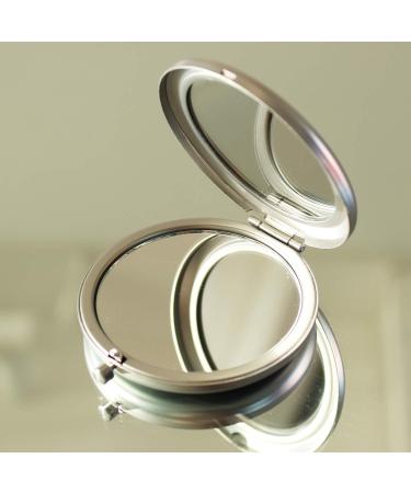 Grandma Gifts Travel Compact Mirror - Beautiful Birthday & Thanksgiving Idea from Grandchildren - Silver - Buy Online on GoSupps.com