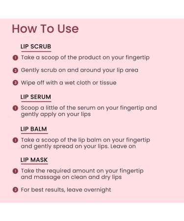 Lippie stack | Lip Care Kit pack of 4 | Lip Scrub Lip Serum Lip Balm & Lip Mask | Exfoliate Hydrate Nourish Moisturize | For Men & Women - 4 Gm (Each) - Buy Online on GoSupps.com