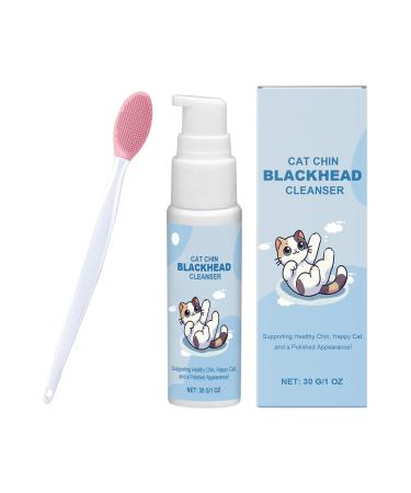 Cat Chin Kit Gently Chin Blackheads with A Cleansing Brush Free Nourishing The Soft and Chin of Cats 30ML White One Size