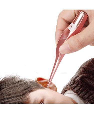 TARVIT Earwax Removal Products Flashlight Clean Tweezers Tool Ear Nose Navel Stainless Steel Tweezers Earwax Removal Care Ears (Color : Green) - Buy Online on GoSupps.com