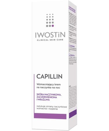 Sanofi Iwostin Capillin strengthening night cream for broken capillaries 40 ml night cream - Buy Online on GoSupps.com