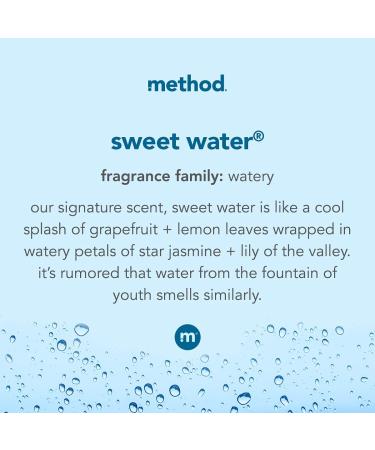 Method Sweet Water Foaming Hand Soap 10 Fl Oz, Biodegradable Formula, Pack of 6 - Buy Online on GoSupps.com