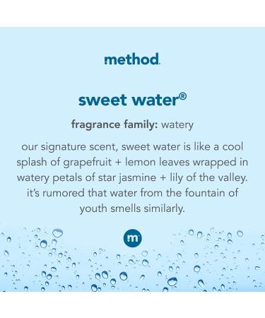 Method Gel Hand Soap Refill, Sweet Water, 34 oz - 1 Pack (Packaging May Vary) - Buy Online on GoSupps.com