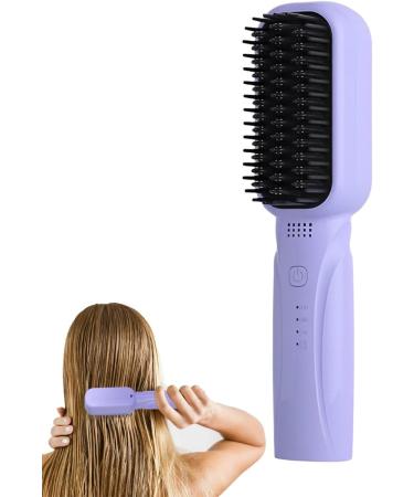 Buy Cordless Electric Hair Straightening Comb - Anti-Scald Ionic Brush with Fast Heating & 3 Temp Settings for Women | International Shipping Available - Buy Online on GoSupps.com