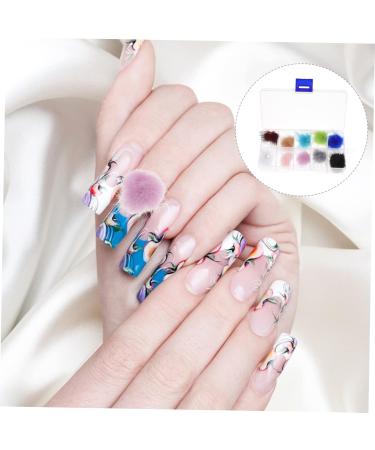 minkissy 5 Boxes Nail Set Nail Charms Puff Nail Pompom Nail Supplies Nail Polish Kit Nail Brush Nail Polish Pom Pom for Nail Art Velvet Accessories Manicure 3d - Buy Online on GoSupps.com