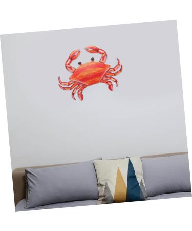 Cabilock 1pc Wall Decoration Pendant Outdoor Wall Art Wall Sticker Decor Decoration for Home Red Wrought Iron - Buy Online on GoSupps.com