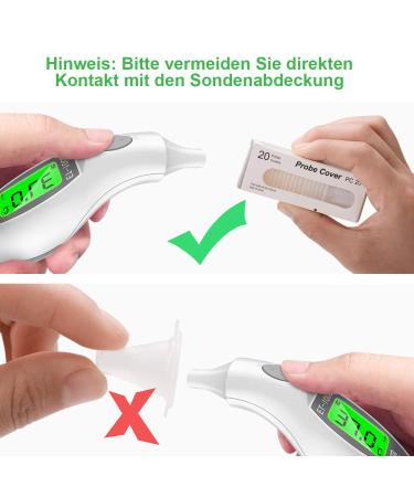 Buy Laoye 200 Disposable Protective Caps for Brown Thermoscan Ear Thermometers - 10 Boxes 20 Probe Covers - International Shipping Available - Buy Online on GoSupps.com