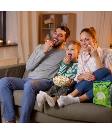 Cropcorn Sweet & Salty Popcorn with Natural Broccoli Powder - No Added Sugar Gluten Free Non-GMO Healthy Popcorn Snacks with Sneaky Greens - 1 of Your 5 a Day. - Buy Online on GoSupps.com