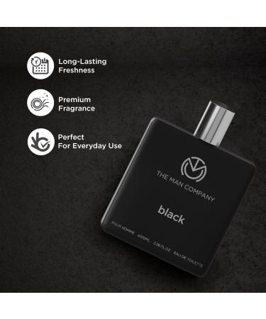 Th.e M.an Company Fresh Black Edt Perfume For Men - 100Ml | Premium Long-Lasting Fragrance Body Spray | Gift For Him - Buy Online on GoSupps.com