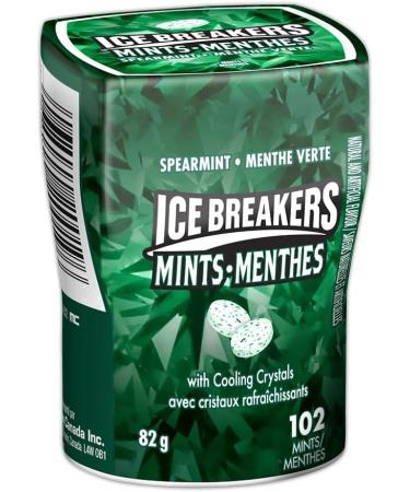 ICE BREAKERS Spearmint Mint Candy Candy Bulk Box 82g (Pack of 4) - Buy Online on GoSupps.com