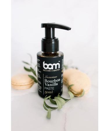 BAM Luxurious Bourbon Vanilla Paste 50 ml Home and Pro Pastry Madagascar Vanilla Extract for Desserts - Buy Online on GoSupps.com