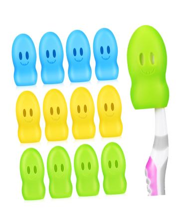Minkissy 12PCs toothbrush case for outdoor toothbrush covers for toothbrush set toothbrush cap set toothbrush accessories travel toothbrush electrical toothbrush toothbrush cover cap hat hat