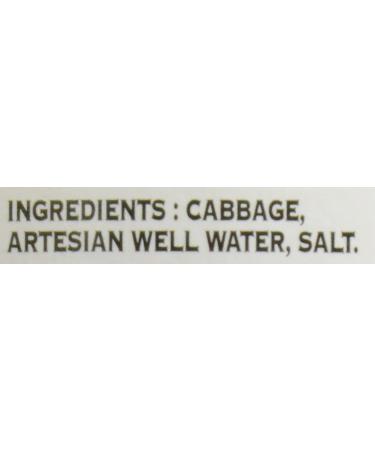 Bubbies Sauerkraut - 25 oz | Probiotic Rich Fermented Cabbage | Natural and Delicious - Buy Online on GoSupps.com