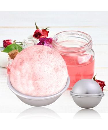 PVNOOCY 10-Piece Bath Bomb Molds | Aluminum Multi-Shape DIY Bath Ball Set | 4.5cm Homemade Bath Bombs & Cupcakes - Buy Online on GoSupps.com