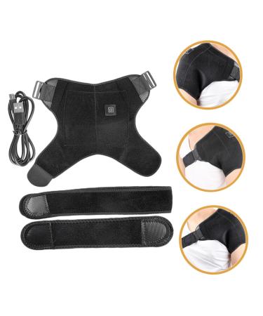 FRCOLOR Heated Shoulder Brace - USB Shoulder Support & Stabilizer | Elastic Protector for Men & Women | Warm Winter Relief - Buy Online on GoSupps.com