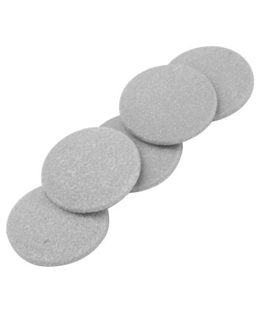 5 pieces extra coarse corneal remover remover hard skin replacement rollers regular rough replacement foot grinding head tool for dead skin callus remover head (gray)