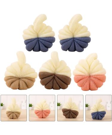 Buy Beaupretty Sensitive Wash 5pcs Shower Ball Scrubber - Two-Color Bath Balls for Adults & Kids | Soft Foam Soap Sponges | Ideal for Bulk Bathing - Buy Online on GoSupps.com
