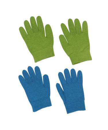 Beavorty 2 Pairs Gel Moisturizing Gloves moisturizing Gel Gloves Hand Lotion Gloves Beauty Gloves Hand Care Gloves Flex Tools Soft Elastic Hand Gloves Beauty Tools Elastic Gloves spa Crack