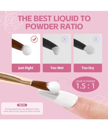 Nail Acrylic Powder Kit 5 Colors for Nail Acrylic Extension or Nail Carving and DIY Nail Art Long Lasting and No Need for Nail Lamp for Carving DIY Home Salon Manicure Gifts - Buy Online on GoSupps.com