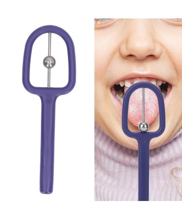 U-Shaped Tongue Exercise Device for Kids | Tongue-Tip Trainer for Mouth Muscle Strengthening (Blue) - Buy Online on GoSupps.com