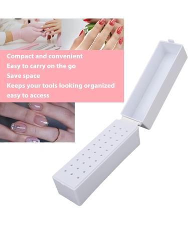 BestAlice Nail Drill Bits Holder 30 Holes Dustproof Stand Displayer Organizer Container for Nails Nail Drill Tools Container Manicure Tools for Home Use Nail Salon - Buy Online on GoSupps.com