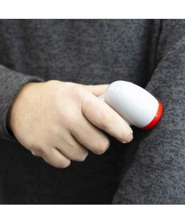 Small Battery Operated Portable Lint Remover | Fabric Shaver with Comfort Handle - Grey - Buy Online on GoSupps.com