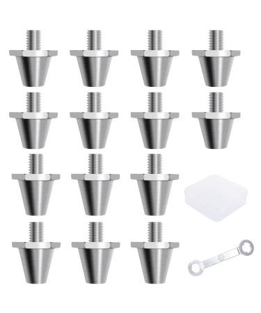 Artanchao Studs For Adidas Puma Soccer Irons 11/13 mm 13/15 mm Unisex Adult Silver Wrench 8*11mm+6*13mm - Buy Online on GoSupps.com
