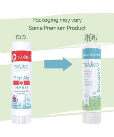 TruKid Hero Stick Therapy Balm | Relieves Itchiness & Irritation | Natural, Non-Toxic, Steroid-Free | On-The-Go Relief | Pediatrician-Tested | Planet Friendly | 0.55oz - Buy Online on GoSupps.com