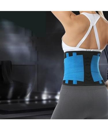 Back Support Back Brace Lumbar Support Elastic Back Lumbar Brace Support Belt Orthopedic Posture Corrector Lower Back Waist Back Support Belt(Blue X-Large) X-Large Blue - Buy Online on GoSupps.com