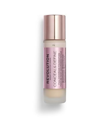 Revolution Beauty London Conceal and Define Foundation F8.5 23ml 1 Count (Pack of 1) F8.5