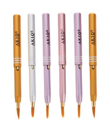 12 Pcs Retractable Lip Brush Set - Portable Lipstick Applicator & Makeup Brushes for Women | Exfoliating Eyeshadow & Lip Mask Brushes - Buy Online on GoSupps.com