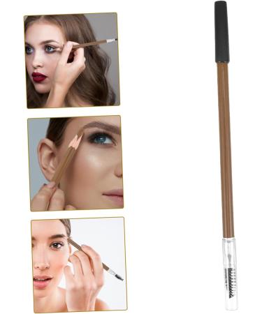 BIUDECO Pencil Brow Pen Portable Brow Pencil Makeup Brow Pencil Eye Brow Pencil Wooden Coffee 1 count (Pack of 1) Coffee - Buy Online on GoSupps.com