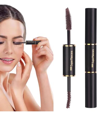 Lengthening Mascara Waterproof Double Sided Eyelash Mascara for Women Eyelash Makeup Tool Long Lasting for Party Vacation Travel School Business - Buy Online on GoSupps.com