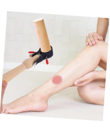 TOVINANNA Moxibustion Stand Set - Stainless Steel Moxa Stick Holder & Face Massage Tool | Skin Care Essentials | 18.2x3cm Black - Buy Online on GoSupps.com