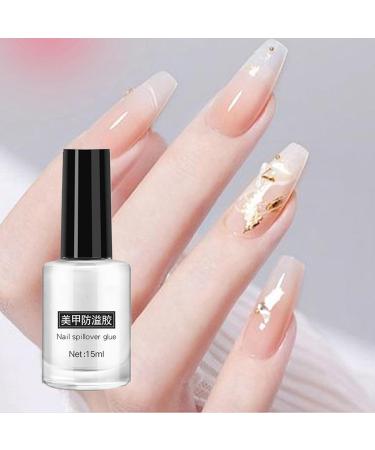 Peelable Gel Base Coat Peelable Base Gel - Squeeze Nail Glue | 15ml Peelable Base Gel Easy-Remove Peelable Gel for Squeeze Nail Polish - Buy Online on GoSupps.com