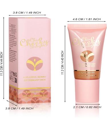 PCC PTYXIS Cheek fluid for women glossy with fine shiny particles removable and washable tip no wrinkles or lumps rich in moisture 5 25 ml 5 47 g Paquete de 1 - Buy Online on GoSupps.com